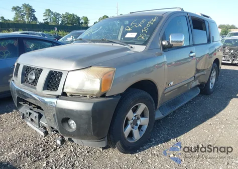 2007 Nissan Armada Se z USA, uszkodzony, nr VIN 5N1AA08C17N718942